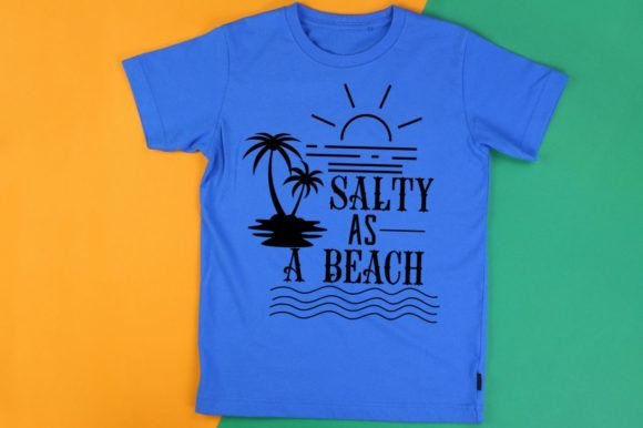Bring Coastal Charm to Your Projects with SALTY AS A BEACH - SVG GRAPHIC DESIGN