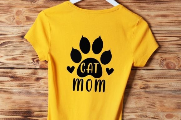 Cat Mom Beautiful Graphic Design: A Purrfectly Polished Design Asset