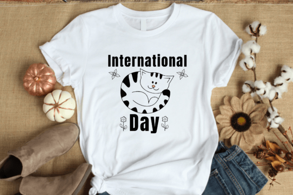 Celebrate Feline Charm: The International Cat Day-Graphic Design Collection