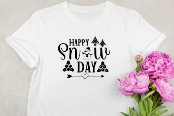 Celebrate the Season with Happy Snow Day Graphic Design