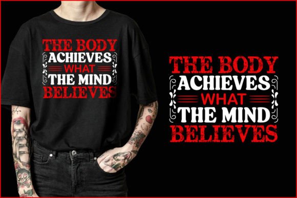 Dynamic Gym Fitness T-Shirt Design Graphics for Active Brands