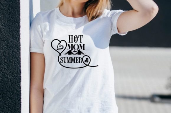Embrace the Vibe: HOT MOM SUMMER - SVG GRAPHIC DESIGN
