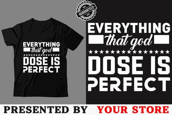 God Custom Vector Graphic T-shirt Design: A Creative Asset for Modern Projects