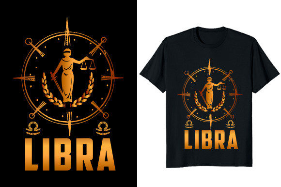 Libra Zodiac Graphic T-shirt Design: A Guide for Creators