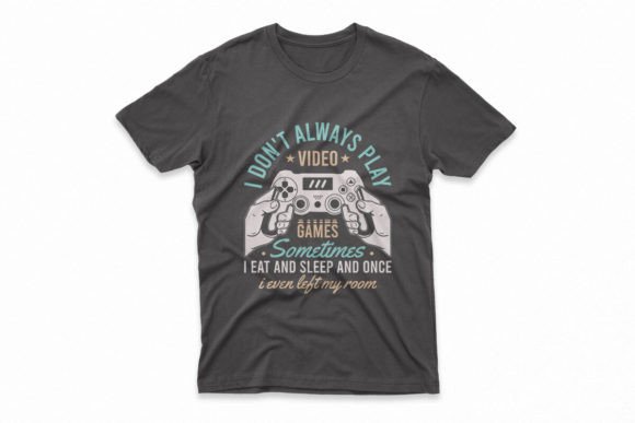 Video Game Vector T-Shirt Design Graphic