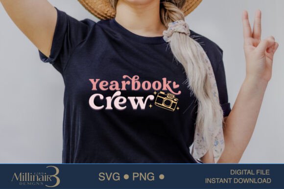 Yearbook Crew SVG Design: A Camera Graphic for Lasting Impressions